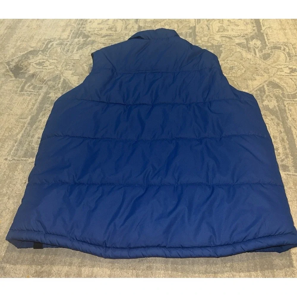 MEN'S ZERO EXPOSUR BLUE FULL‎ ZIP VEST SIZE XL X-LARGE